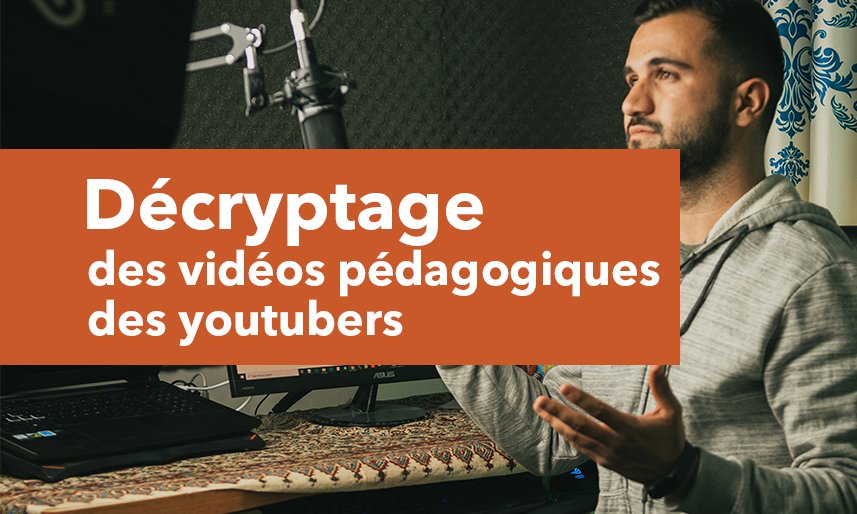 c'est un vidéo, un youtuber, qui parle face caméra avec son micro pour donner une formation